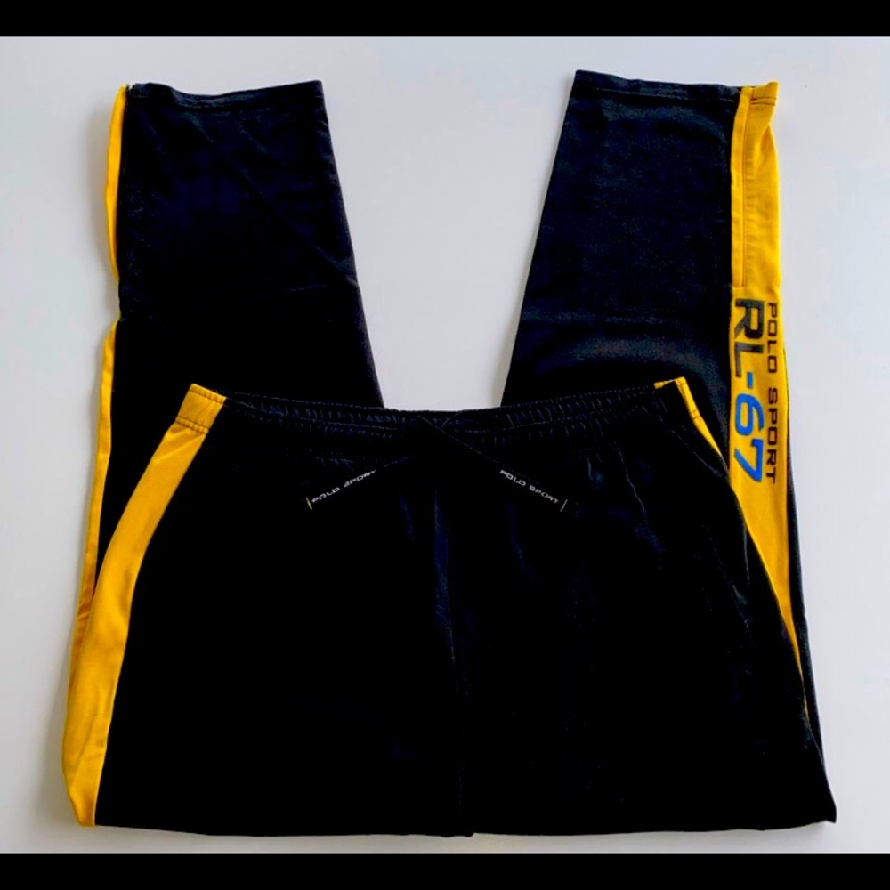 Vintage retro polo sport sweatpants